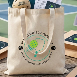Moderner einfacher schwarzer Pickleball-Sportclub  Tragetasche
