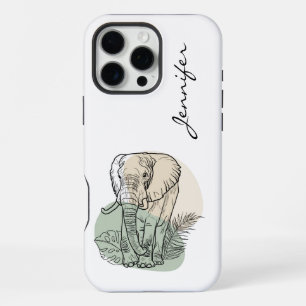 Moderner Elefant iPhone 16 Pro Max Hülle