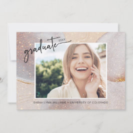 Moderner Eleganter Abschluss Ankündigung