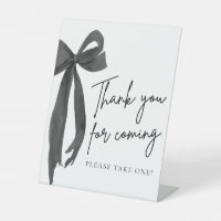 Moderner eleganter Black Bow Danke, dass du dich a