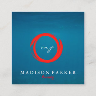 Moderner Eleganter Champagner Abstrakt Beauty Styl Quadratische Visitenkarte