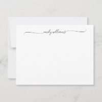 Moderner eleganter Chic-Script-Name