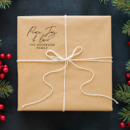 Moderner, eleganter Drehbuchurlaub personalisiert Permastempel