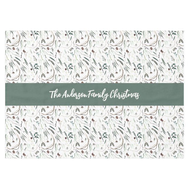 Moderner, eleganter Duft willkommen Tischdecke (Vorderseite (Horizontal))