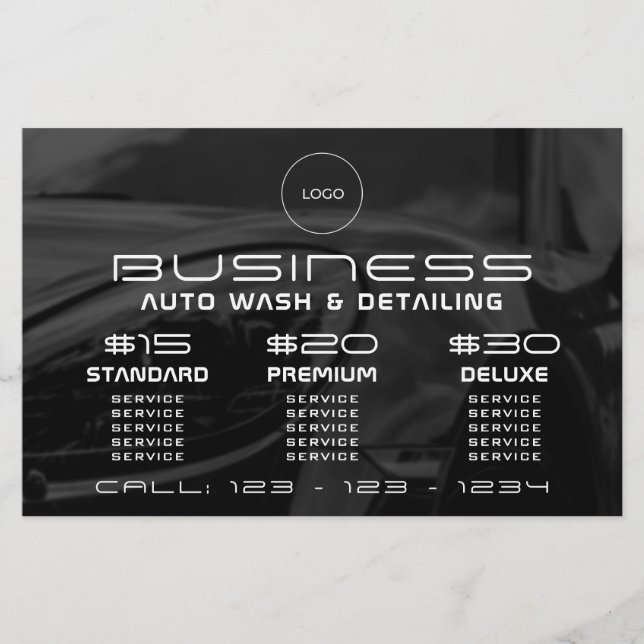 Moderner, eleganter Flyer (Vorne)