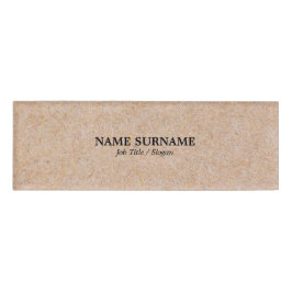 Moderner eleganter Kraftpapierbüro-u. Namenschild