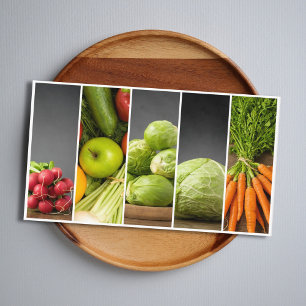 Moderner Eleganter Nutritionist Persönlicher Koch Visitenkarte