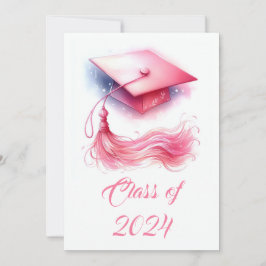 Moderner Eleganter Pastel Abschluss Einladung