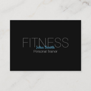 Moderner eleganter persönlicher Fitnesstrainer Visitenkarte