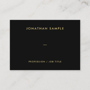 Moderner, eleganter QR Code Schwarzer Gold Text Mi Visitenkarte