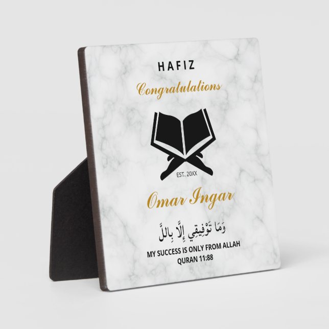 Moderner eleganter Schwarz-Gold-Abschluss-Sake Fotoplatte (Vorderseite)