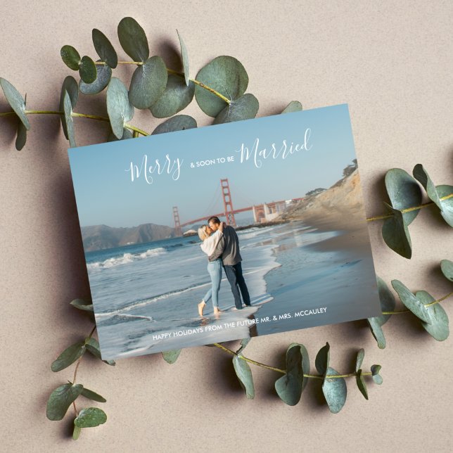 Moderner Eleganter Urlaub Save the Date Postkarte (Von Creator hochgeladen)