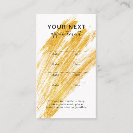 Moderner Eleganter Wave Glitzer Terminkarte