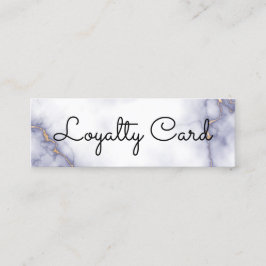 Moderner Eleganter Weißer Schönheitssalon Treuekarte