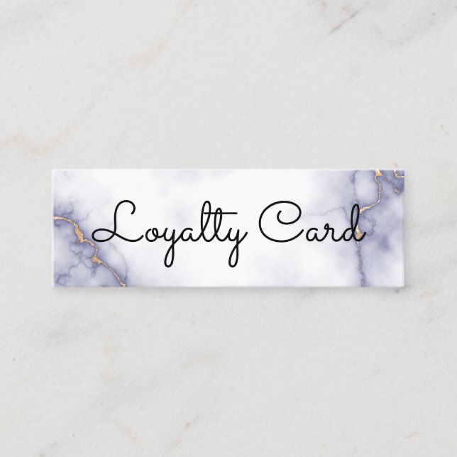 Moderner Eleganter Weißer Schönheitssalon Treuekarte (Vorderseite)