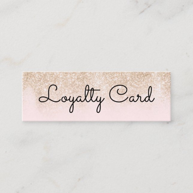 Moderner Eleganter Weißer Schönheitssalon Treuekarte (Vorderseite)