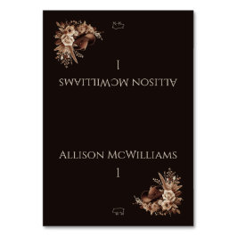 Moderner Eleganter Western - Blumenkarpfen Tischnummer