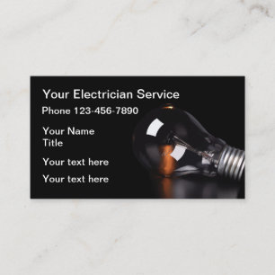 Moderner Elektriker Visitenkarte