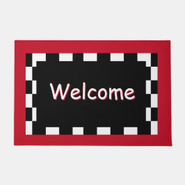 Moderner Empfang Fußmatte