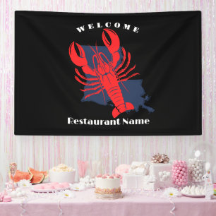Moderner Empfang Rote Krebse Louisiana individuell Banner