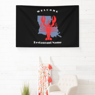 Moderner Empfang Rote Krebse Louisiana individuell Banner