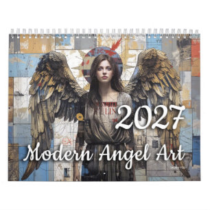 Moderner Engel Kunstkalender 2027 Kalender