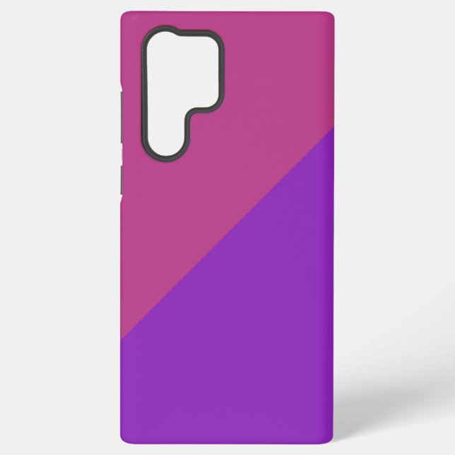 Moderner Farbblock Samsung Galaxy Hülle (Rückseite)