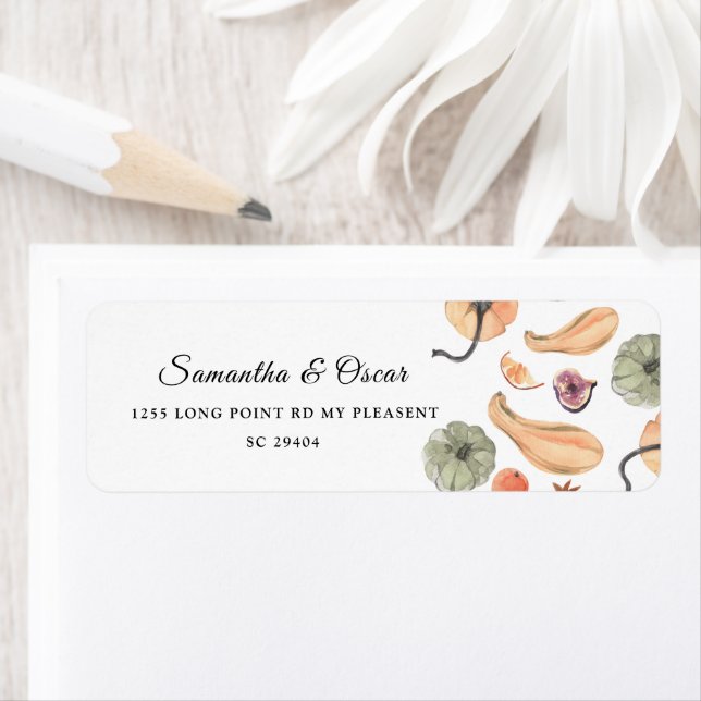 Moderner, farbenfroher Pumpkin Herbst (Insitu)