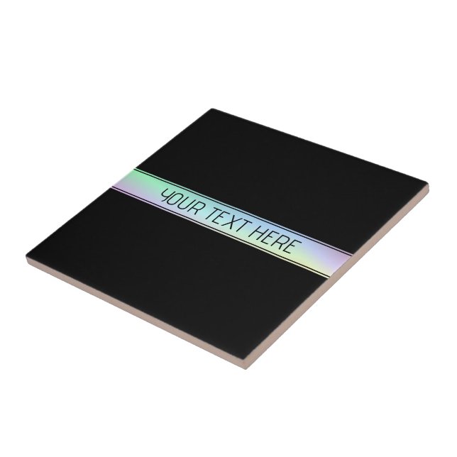 Moderner Farbenfroher und bearbeitbarer Text Fliese (Seite)