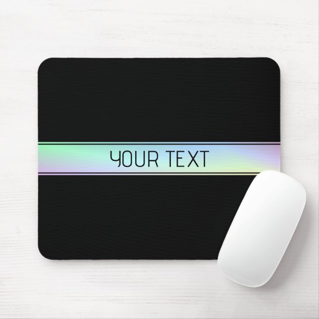 Moderner Farbenfroher und bearbeitbarer Text Mousepad (Mit Mouse)