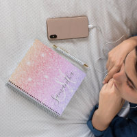Moderner farbiger Glitzer Glitzern Personalisiert 