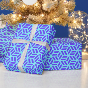 Moderner festlicher künstlerischer geometrischer T Geschenkpapier