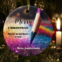 Moderner Festtagslehrer Vielen Dank Weihnachten