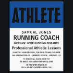 Moderner, fett- und athletischer Lesson Advert Fly Flyer<br><div class="desc">Moderne,  fett-athletische Lektionen Werbe-Flyer im Business Card Store.</div>