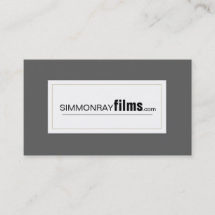 Moderner Filmproduzent, Director Business Card Visitenkarte
