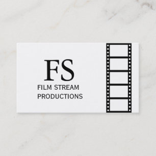 Moderner Filmregisseur Filmproduzent Visitenkarte