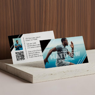 Moderner Fitness-Fotograf Trainer Personal Trainer Visitenkarte
