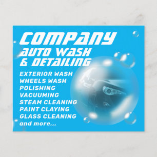 Moderner Flyer für Kreativkubwagen