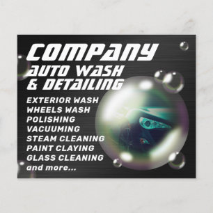 Moderner Flyer für Kreativkubwagen