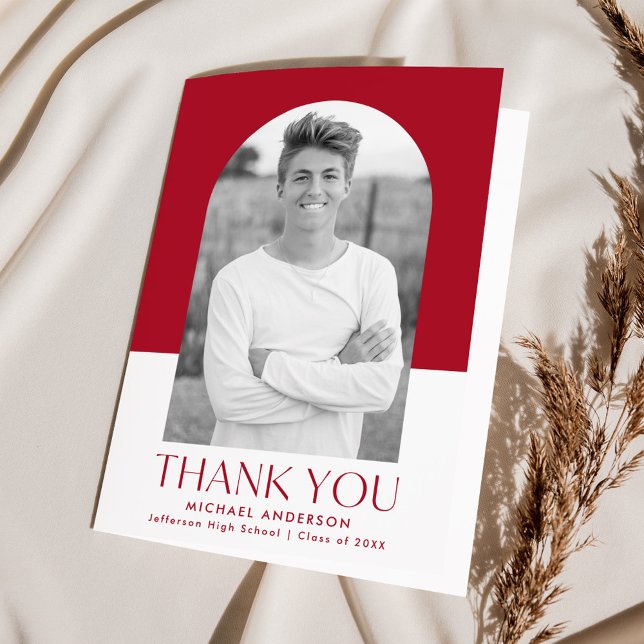 Moderner Foto-Abschluss für Arkadenrost Dankeskarte (Von Creator hochgeladen)