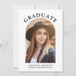 Moderner Foto Arch Abschluss Ankündigung