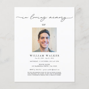 Moderner Foto-Beerdigungsdienst