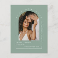 Moderner Foto für grüne Bögen QR-Code Rette unser