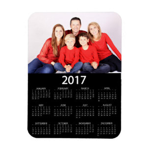Moderner Foto-Kalender 2017 Magnet