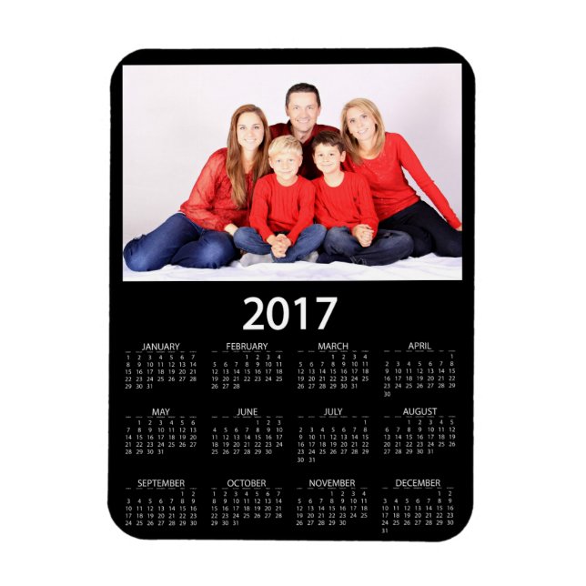 Moderner Foto-Kalender 2018 Magnet (Vertikal)