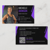 Moderner Foto-QR-Code-Fitnesscoach