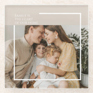 Moderner Foto-Untersetzer mit benutzerdefinierter  Glasuntersetzer