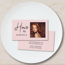 Moderner Friseur-Foto Blush Rosa