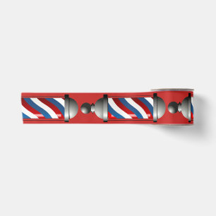 Moderner Friseur Pole Satinband