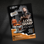 Moderner Friseursalon Friseursalon Flyer<br><div class="desc">Mit diesem beeindruckenden und modernen Flyer-Template erhöhen Sie die Sichtbarkeit Ihres Friseursalons! Diese professionell gestaltete Vorlage eignet sich perfekt, um neue Kunden zu gewinnen und Ihre Dienstleistungen zu fördern. Das Design zeichnet sich durch eine kühn-maskuline Ästhetik mit einem hochwertigen Bild aus. Bearbeiten Sie die Vorlage einfach, um Ihr Logo, Ihre...</div>